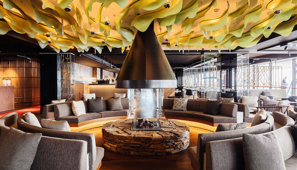 맥q 01 호텔 호바트 외부 사진 The lounge at the airport
